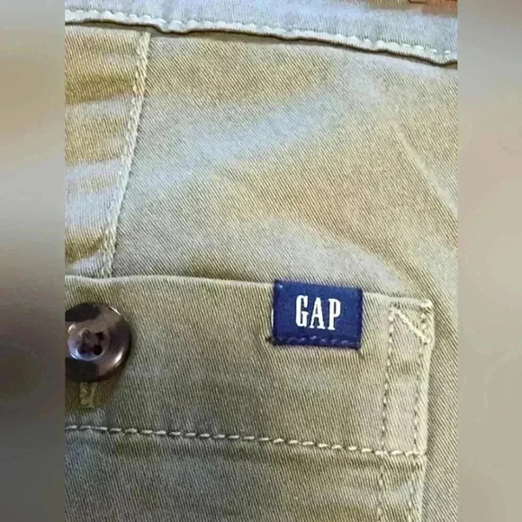 GAP women's twill pants | Relaxed Girlfriend | Olive green | Size 8 - Picture 6 of 10